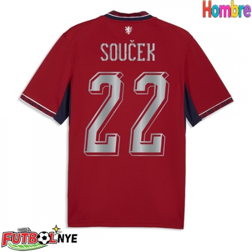 Camiseta República Checa Tomas Soucek #22 Primera Equipación Mundial 2026 manga corta